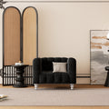 Modern Sofa with Solid Wood Legs E871871