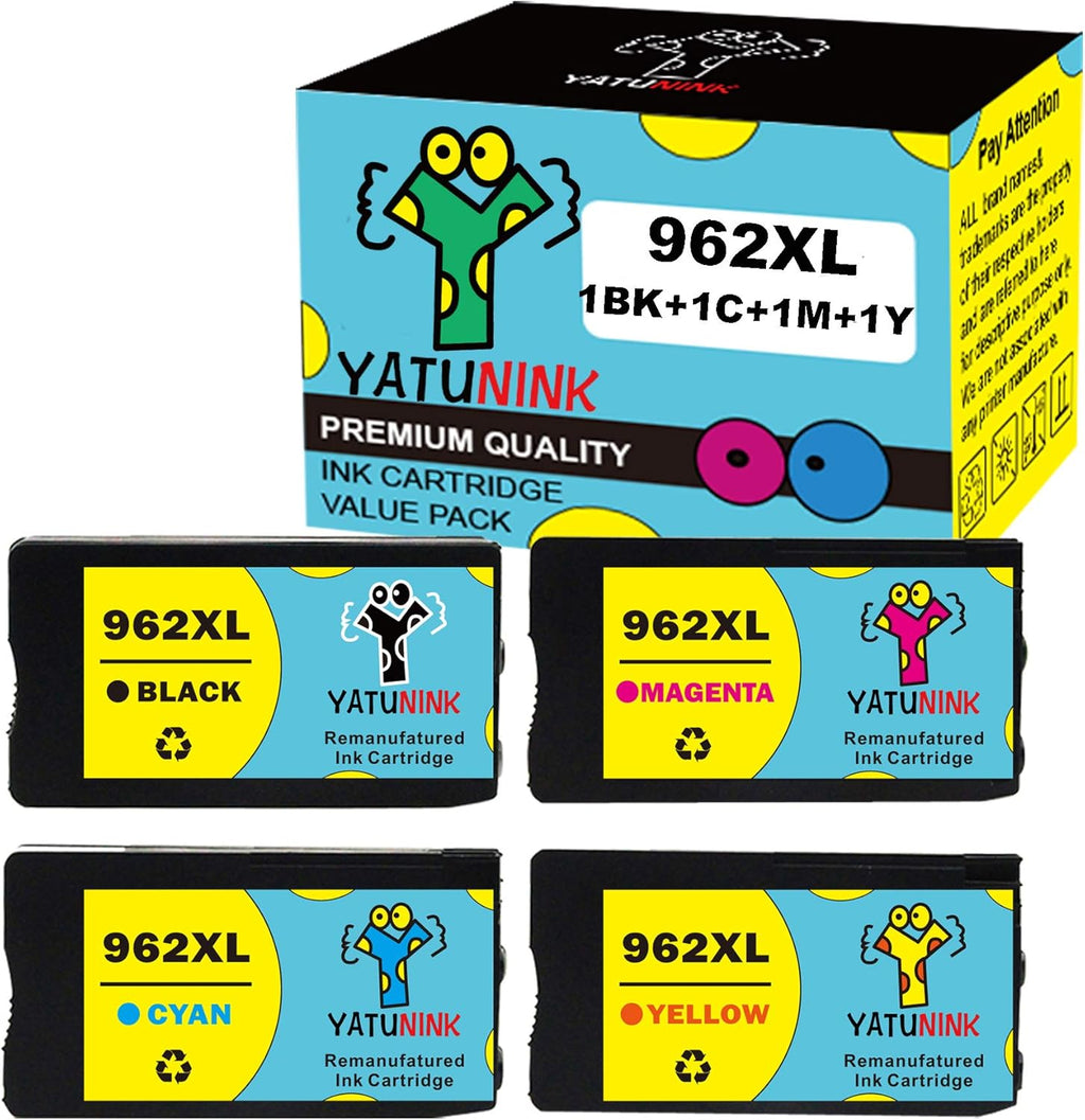 4Pack Remanufactured Ink Cartridge Combo Pack for HP OfficeJet Pro Printer Ink F15108