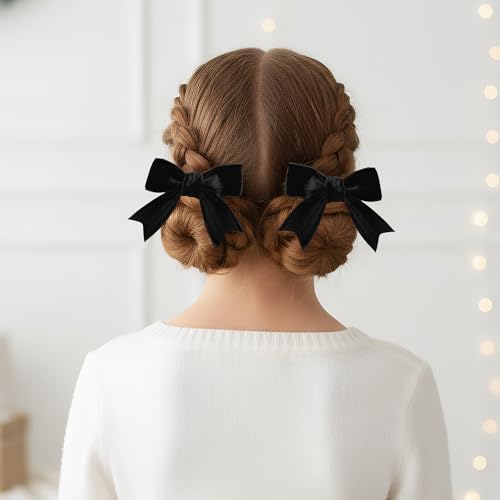 Velvet Hair Bows Alligator Barrettes Hair Accessories D608