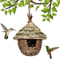 Hanging Straw Hand Woven Bird House E3000