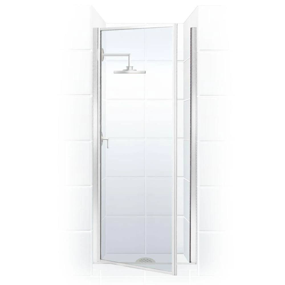 Chrome Clear Framed Hinged Shower Door I128356