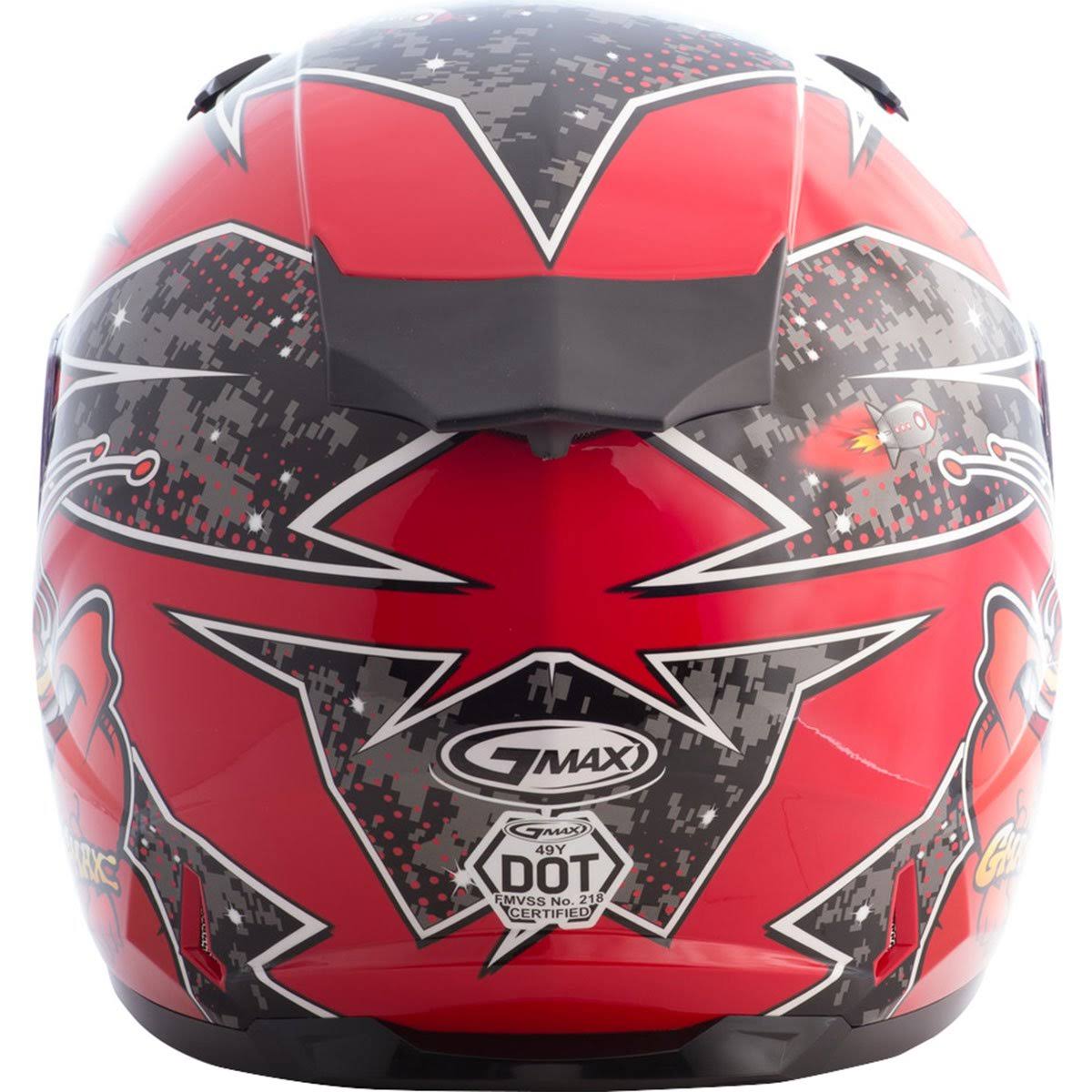 Full Face Alien Helmet Black/Blue N6639