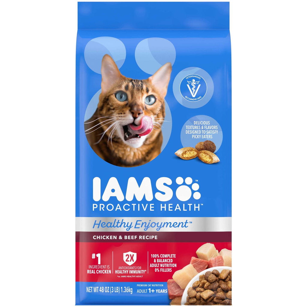 Chicken & Beef Dry Cat Food D742