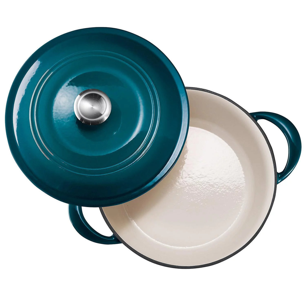 Enameled Cast Iron 7-Qt Covered Round Dutch Oven G241759