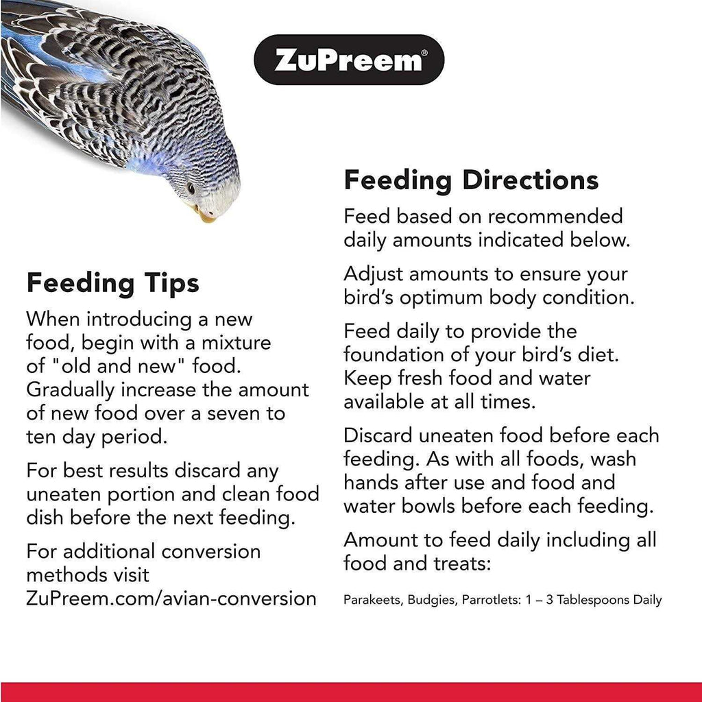 FruitBlend Flavor Bird Food for Small Birds H8090