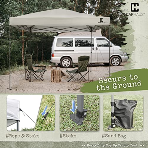 12ft x 12ft White Pop Up Canopy Tent with Wheeled Carry Bag C399