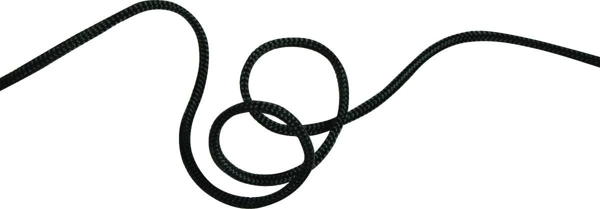 Black 6mm Cord x 60m D6482