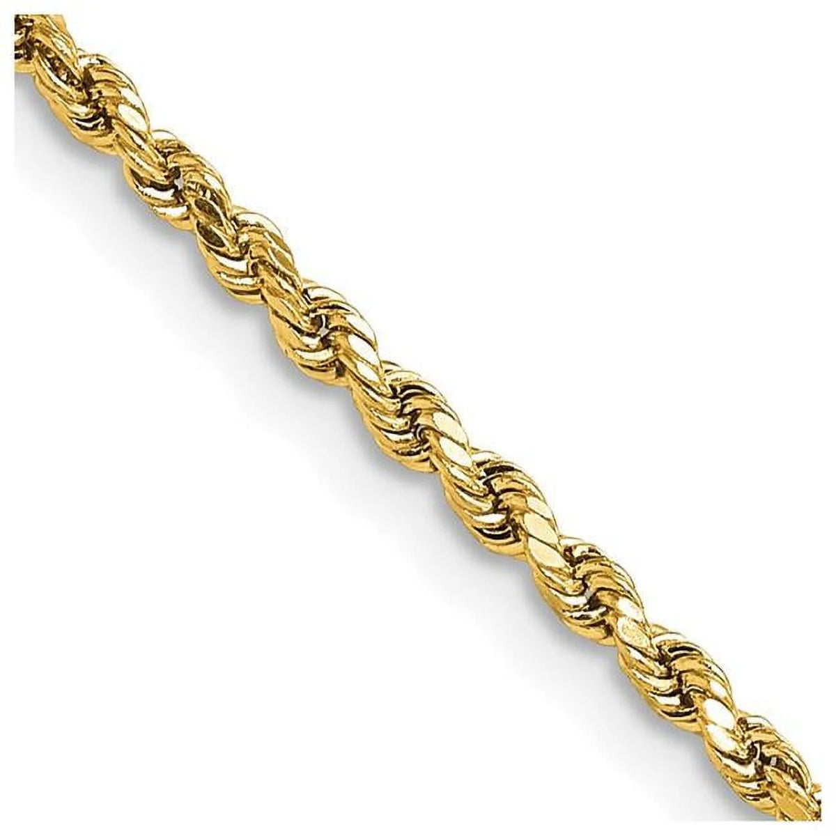 10 Karat Yellow Gold Rope Chain Z351