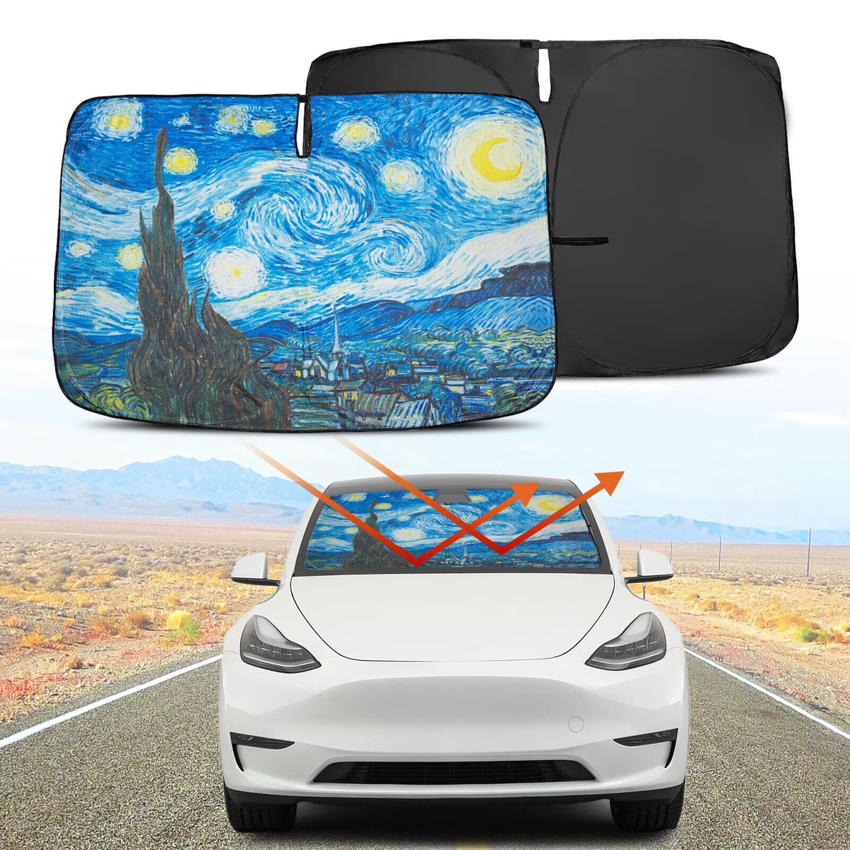 Car Windshield Sun Shade Cover H468141