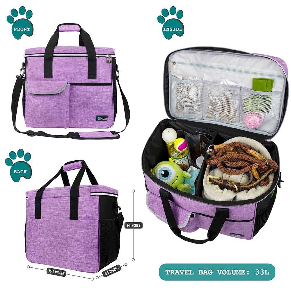 Dog Travel Bag with Food Container and Bowls A947335