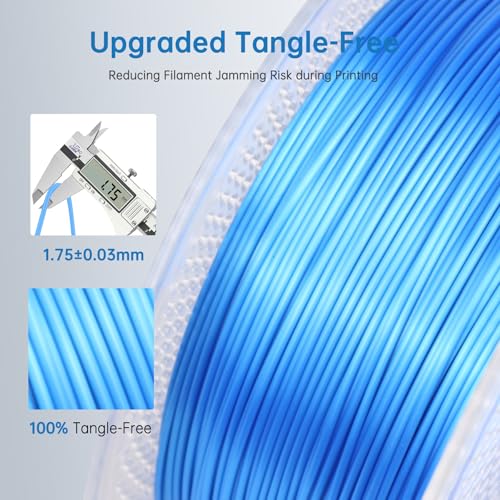 Silk PLA Filament 1.75mm Triple Colors 1kg Spool S958