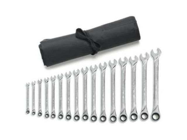 16 Piece Metric Ratcheting Combination Wrench Set E209198