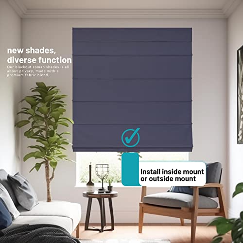 Blackout Roman Window Shade, 33" W X 64" H X561
