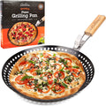 Perforated Non-stick Pizza Grill Pan with Removable Handle R16134
