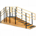 Two-Sided Convertible Training Stairs with Platform Z427