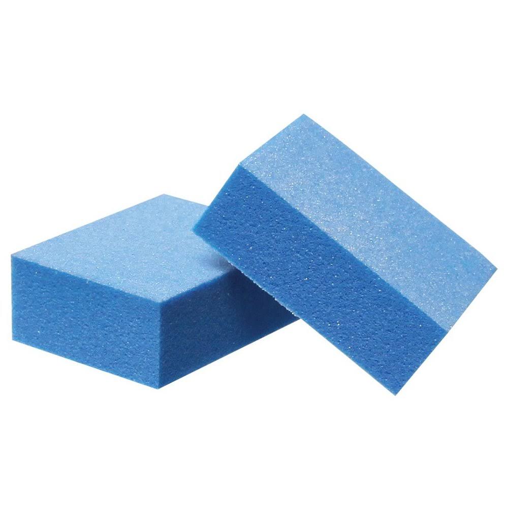 Mini Buffing Block, Blue, 180/180 Grit, Double-Sided Nail Buffer, 1000-Count Y8098