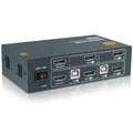 KVM Switch HDMI Dual Monitor 2 Port, UHD 4K@60Hz, with Cables R92862