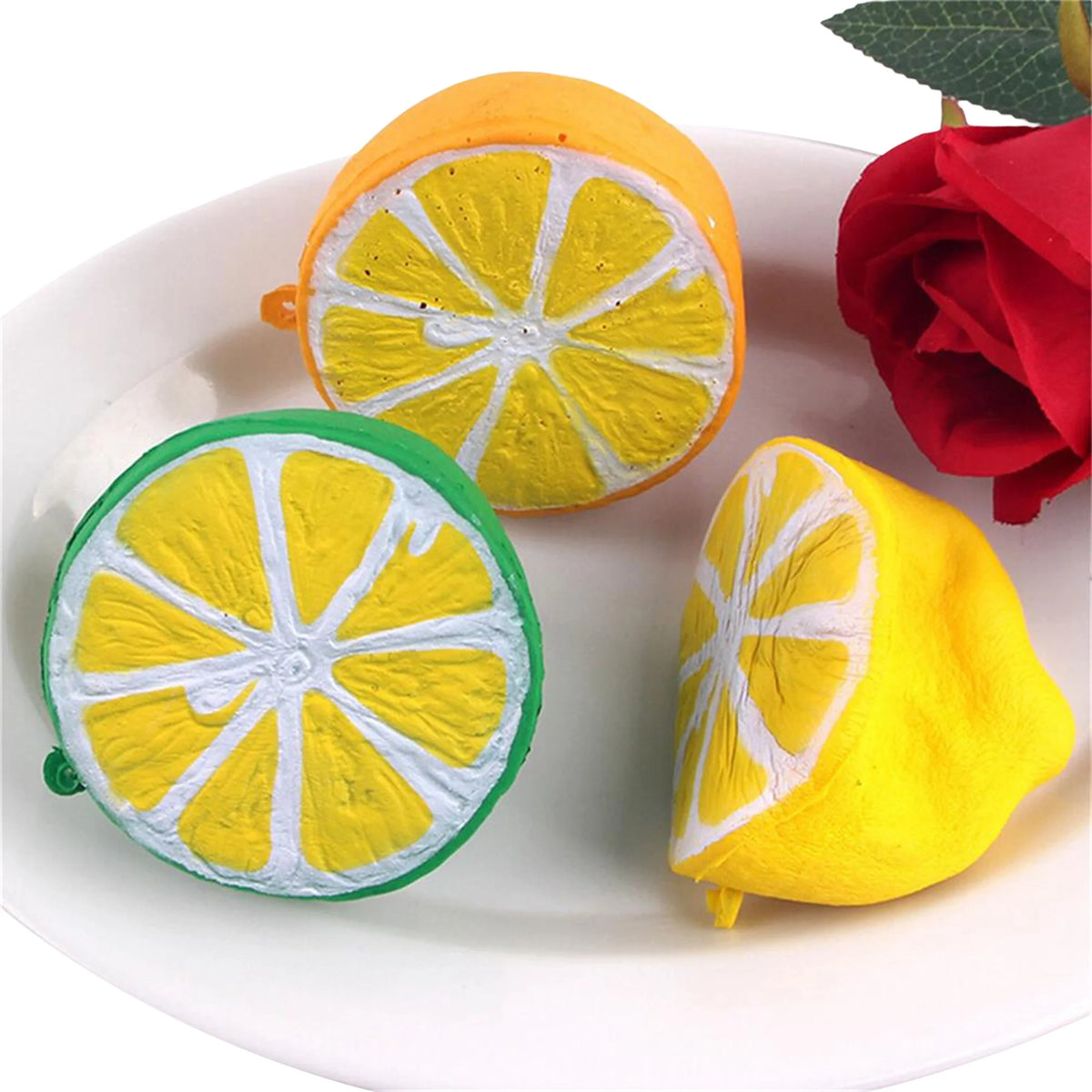 Squeeze Half Lemon Shape Slow Rising Sensory Toy Y2572