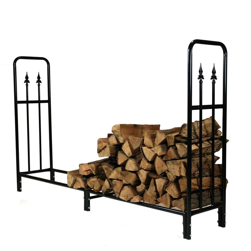 Decorative Firewood Log Rack with Cover E1109