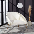 Cream Velvet Accent Chair O4388