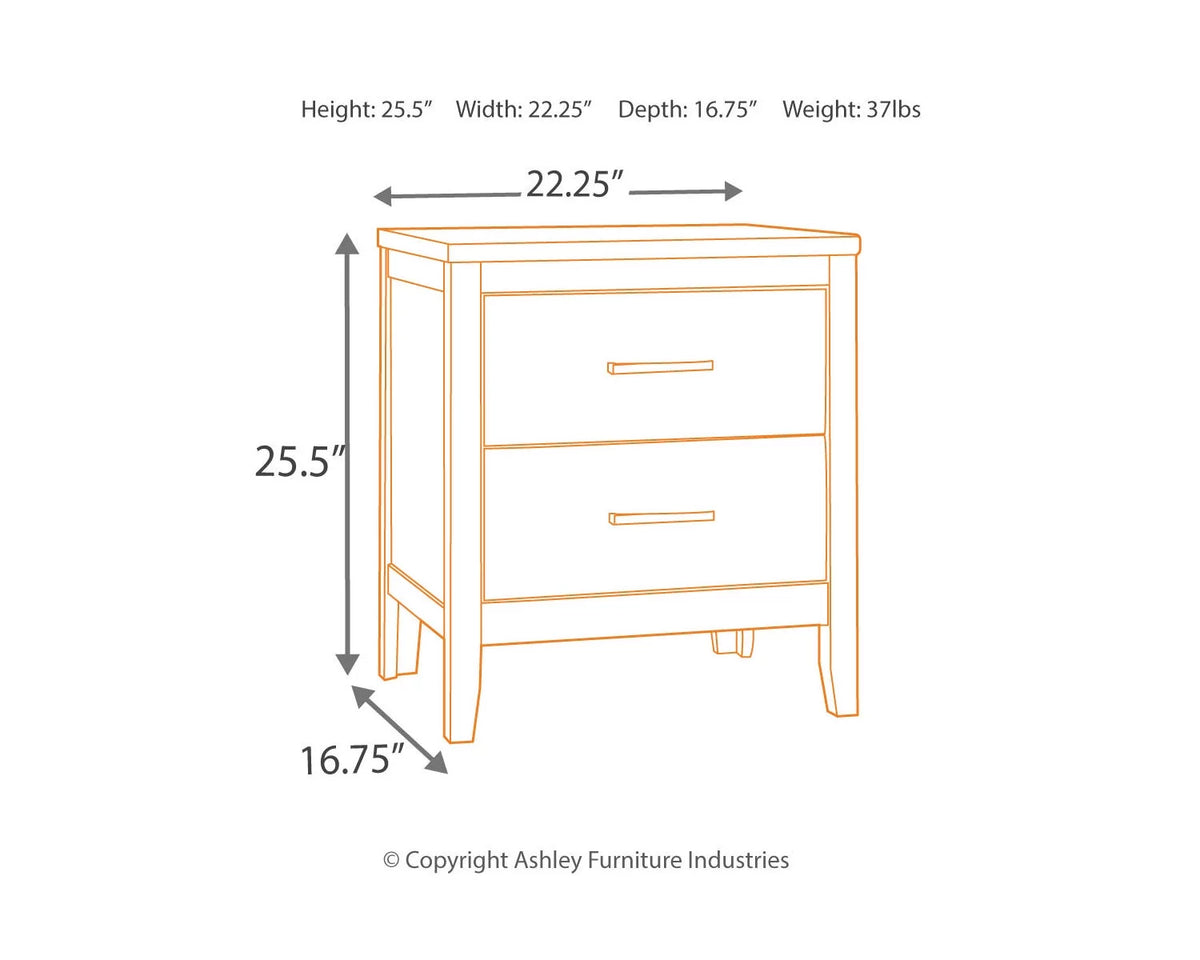 Contemporary Nightstand V17614