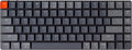 Ultra-Slim 75% Layout RGB Backlit Wireless Bluetooth Wired USB Mechanical Keyboard, Hot Swappable Low-Profile Optical Red Switch 84 Keys D4042
