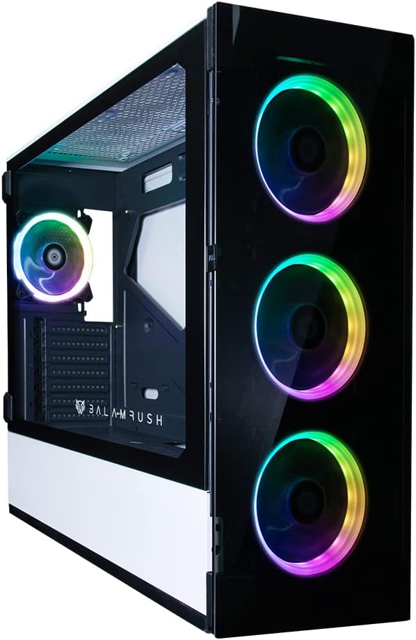 Black Full Tower E-ATX RGB Computer Case C995428