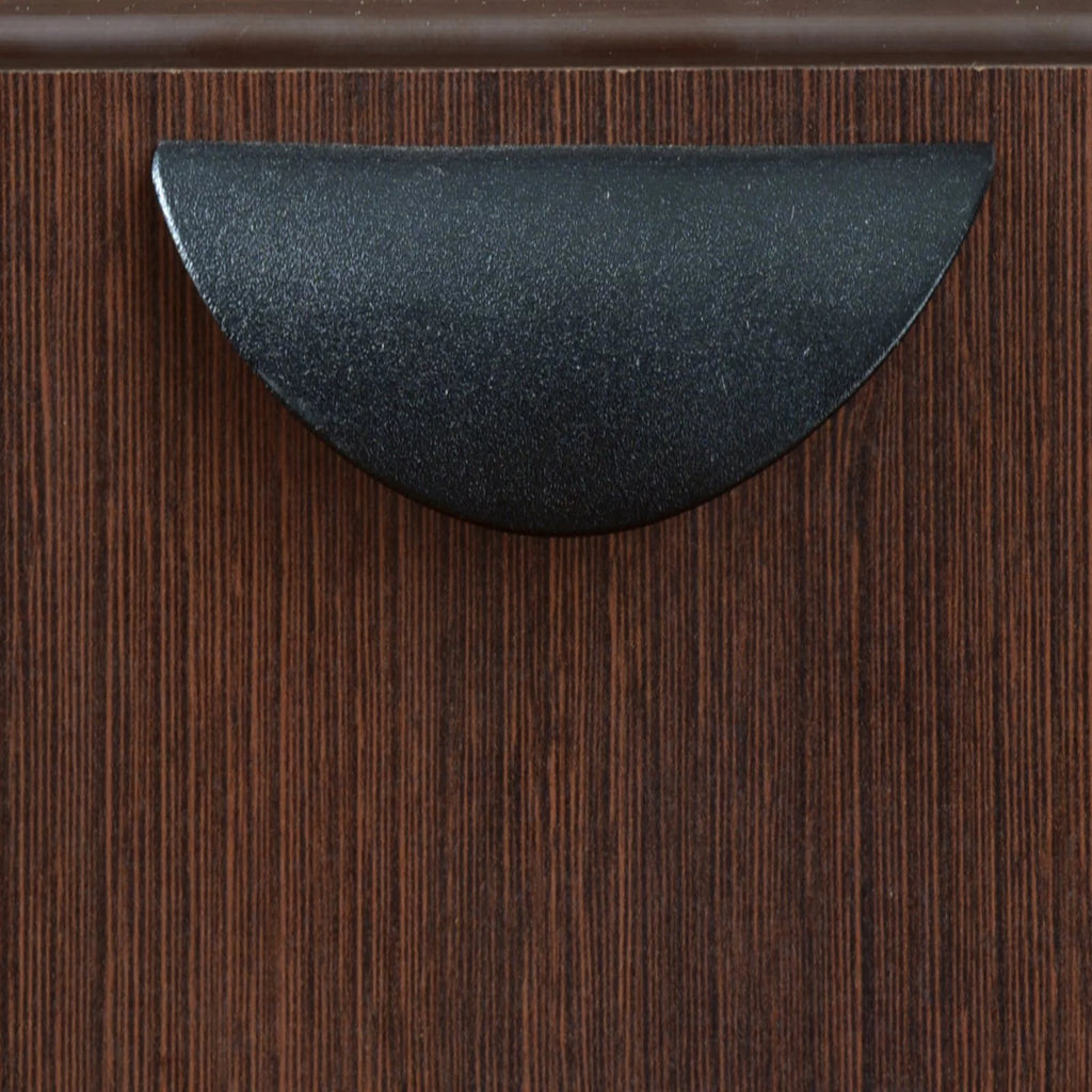 Mahogany Single Pedestal L-Desk with Return K343322