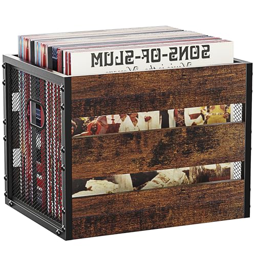 Vinyl Record Storage with Dividers for 100+ Records K204