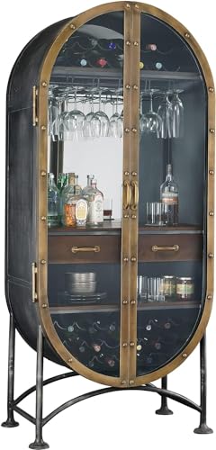 Black Wine & Bar Cabinet B93126