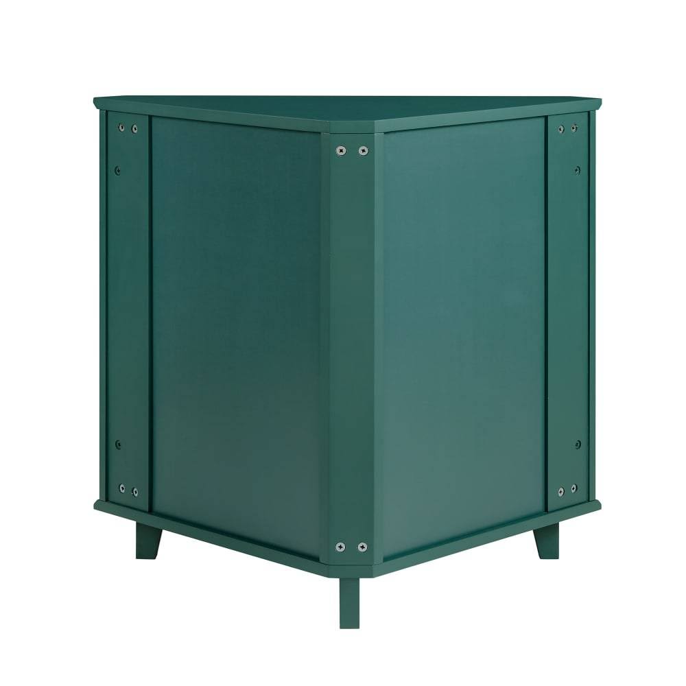 Black Corner Accent Cabinet Y508
