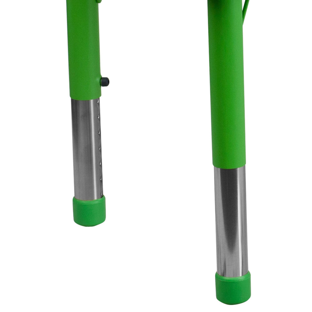 Rectangular Activity Table in Green/grey H7960