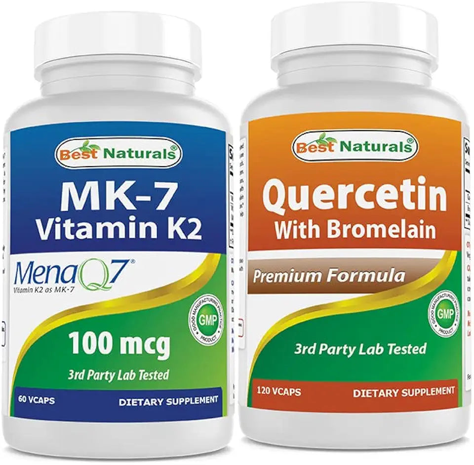 100 mcg MK-7 & Quercetin with Bromelain J4377