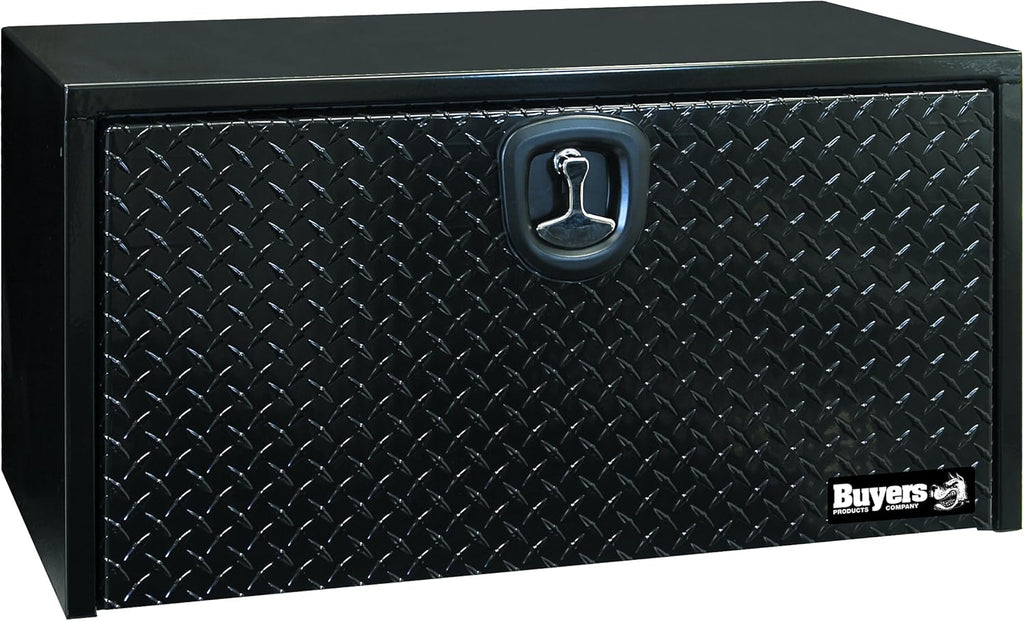 Black Steel Underbody Truck Box with Aluminum Door J304395