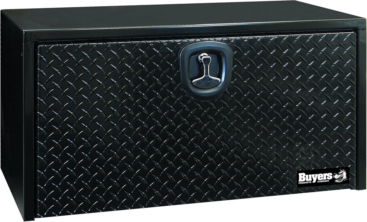 Black Steel Underbody Truck Box with Aluminum Door J304395