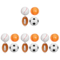 16 Pcs Inflatable Beach Ball Basketball Baseball Football Toys Q46288