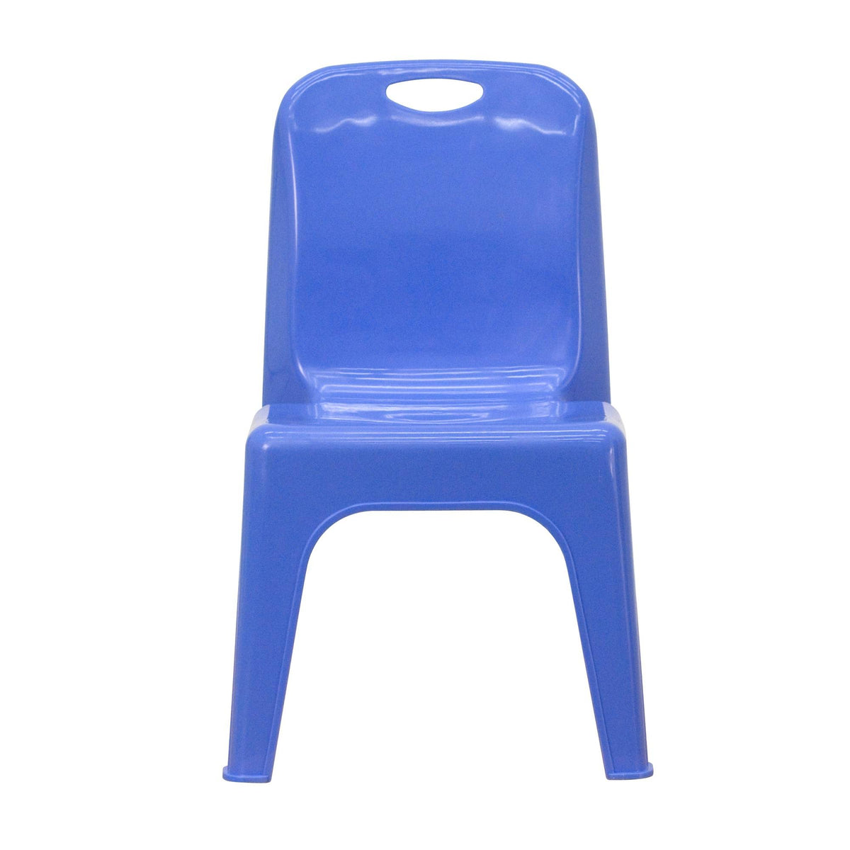 Blue Plastic Stackable School Chair 4 Pack I9295