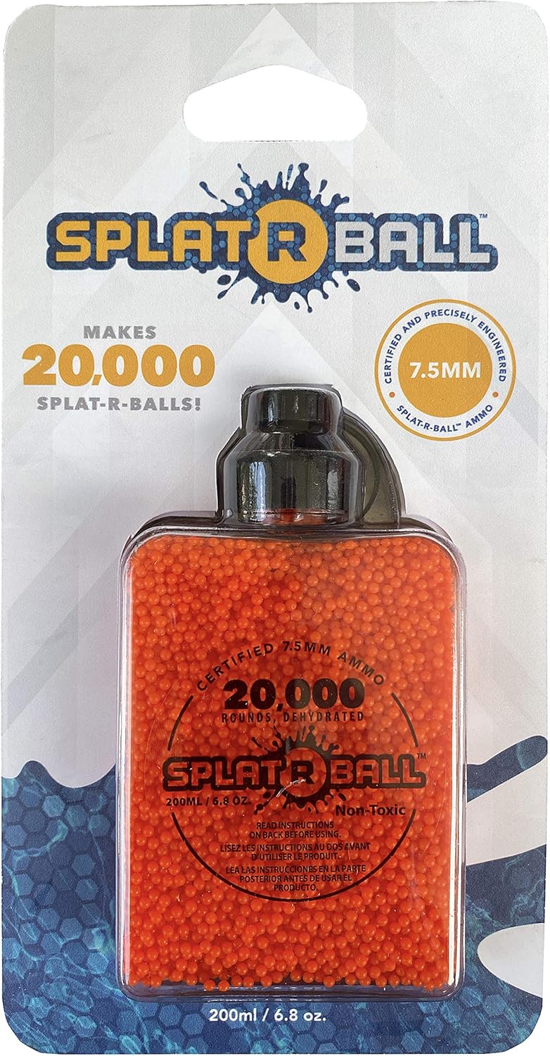 Full Auto Electric Water Bead Gel Ball Blaster Kit and 20K Orange Ammo N696617