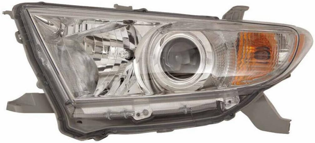 Headlight Assembly for Toyota Highlander 2011 2012 2013 Passenger Side D184130
