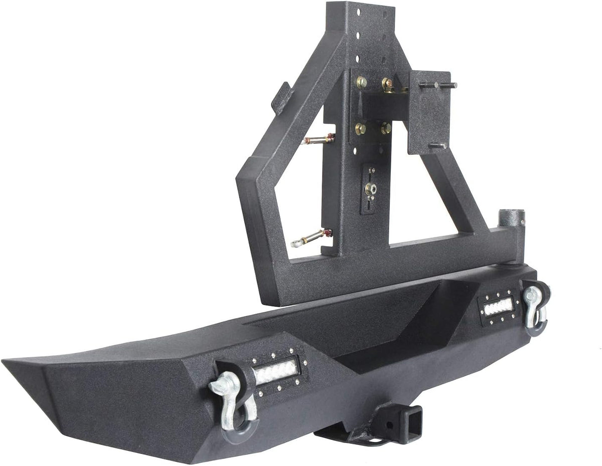 Rear Bumper with Tire Carrier and Front Bumper Combo V337380
