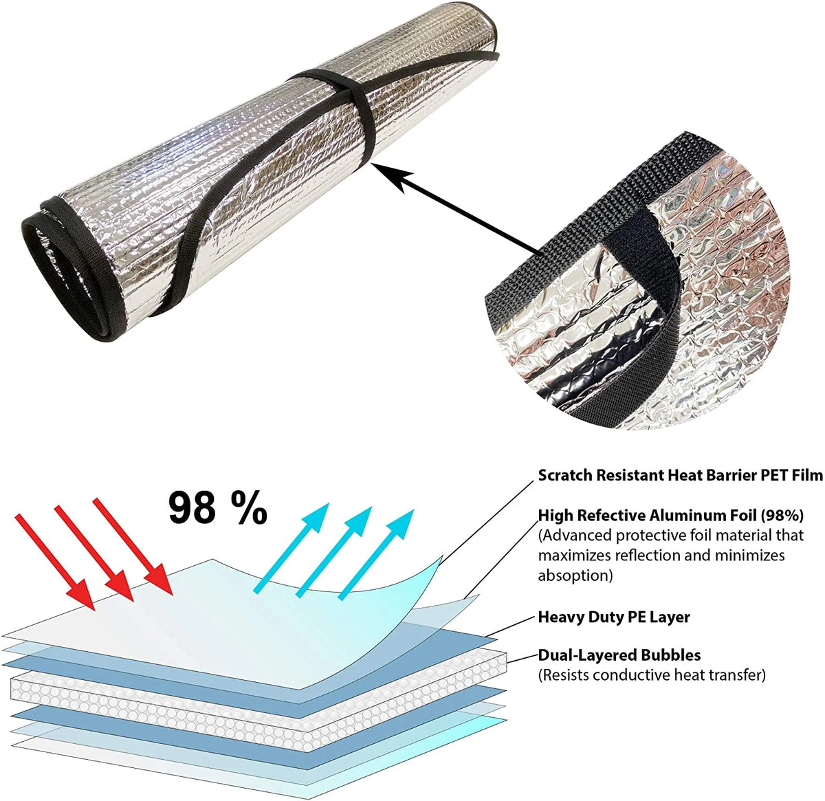 Front Windshield Sunshade for Chevrolet Blazer SUV T453