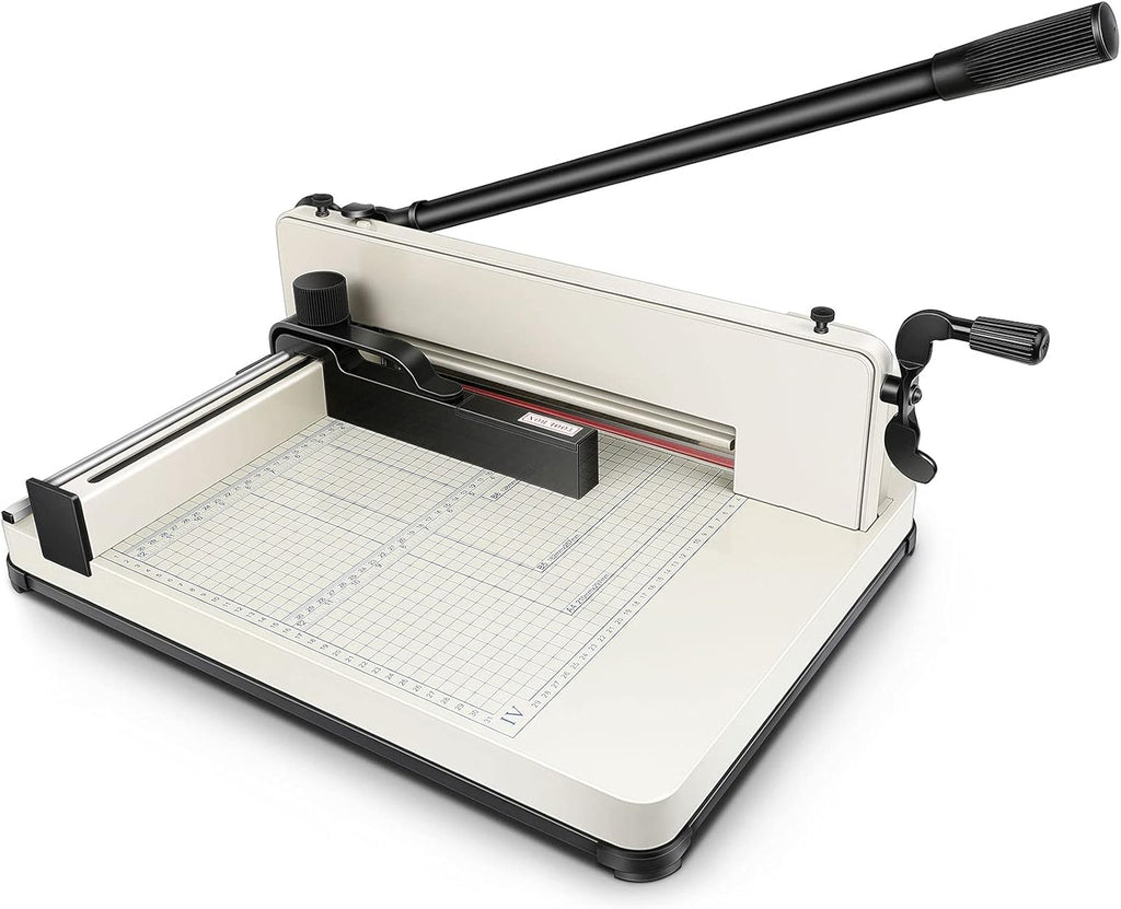 Heavy Duty 12 Guillotine Paper Cutter 500 Sheets Capacity Paper Trimmer U2347