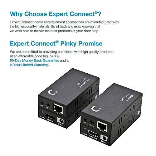 HDMI Extender Over Cat5e / Cat6 / Cat7 Ethernet Cable Up to 330 Feet D787920