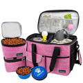 Dog Travel Bag with Food Container and Bowls A947335
