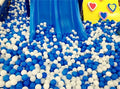 10pcs White Blue Soft Plastic Ocean Ball Baby Swim Pit Toy 7cm G645861