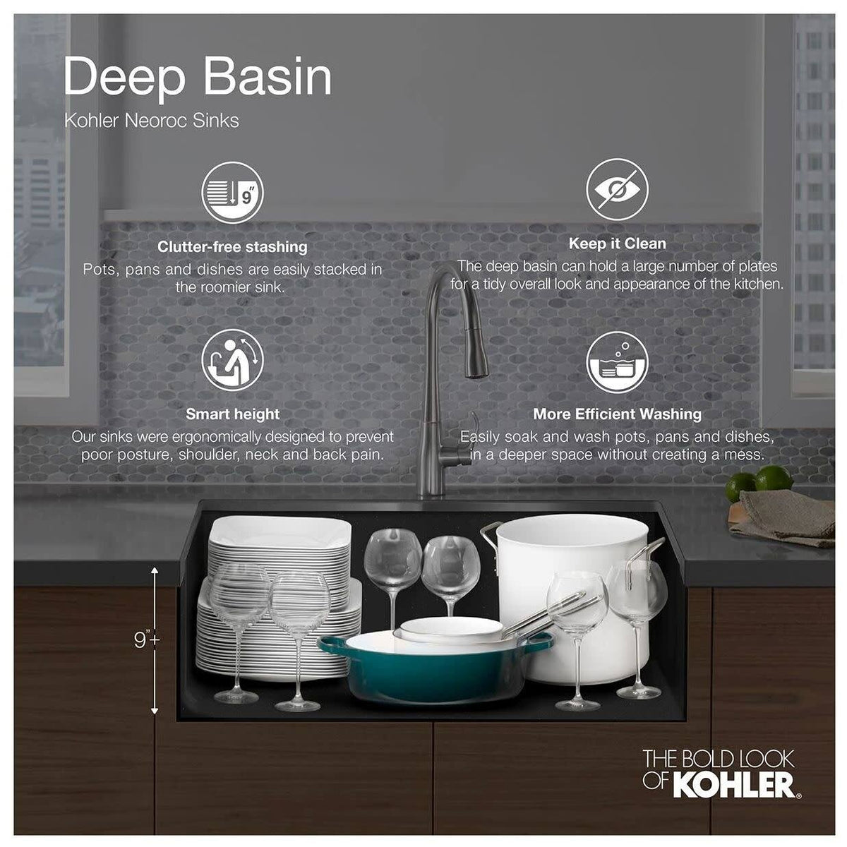Matte Black Bar Sink P917