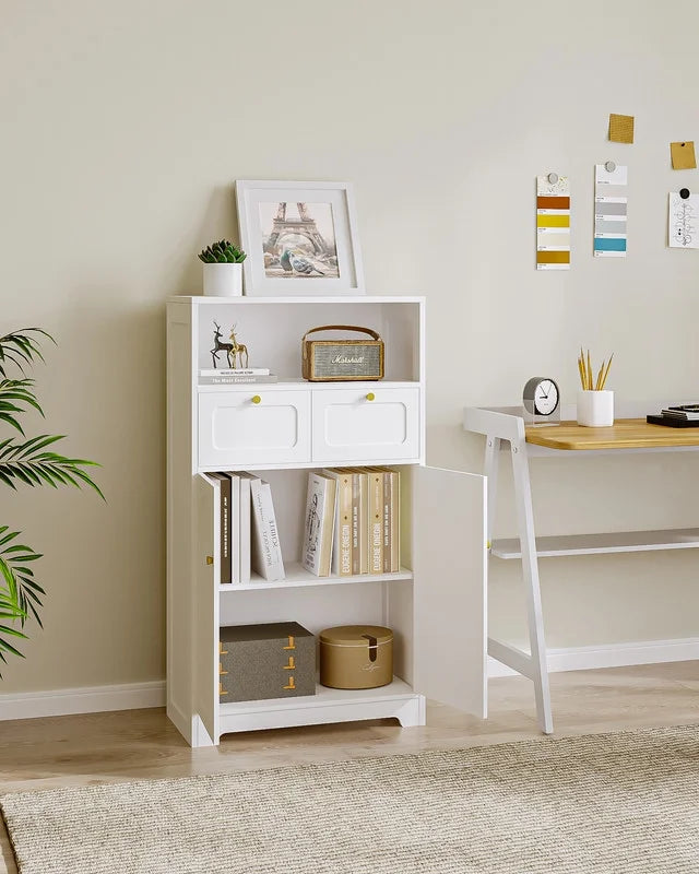 Freestanding Bathroom Storage Cabinet with 2 Drawers J5549