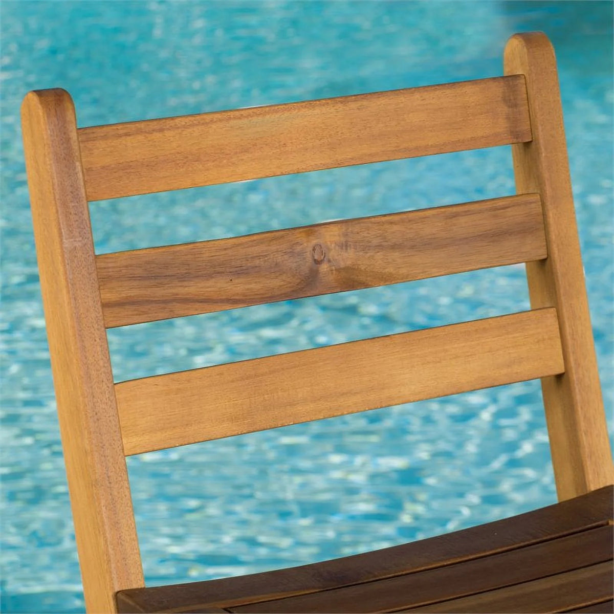 Foldable Outdoor Wood Barstool Set O609
