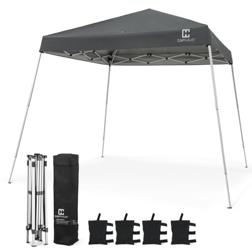 12ft x 12ft White Pop Up Canopy Tent with Wheeled Carry Bag C399