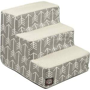 Gray 3 Step Pet Stairs F892796